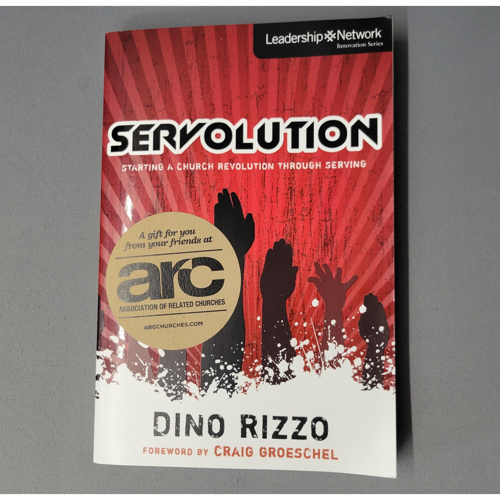 Servolution Dino Rizzo Leadership Network Paperback Church Serving Religion 2009
